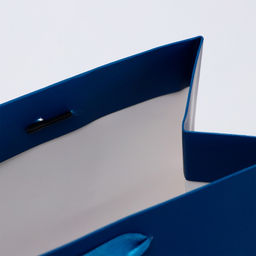 Цена за 2 шт. Пакет подарочный ламинированный «Синий», MS 23×18×10 см