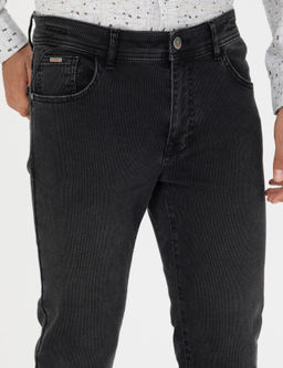 Siyah Slim Fit Jean Pantolon