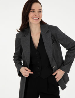 Antrasit Slim Fit Ceket - Pierre cardin фото 3