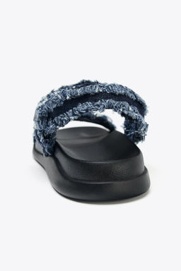 DENIM PLATFORM SANDALS - Zara фото 5