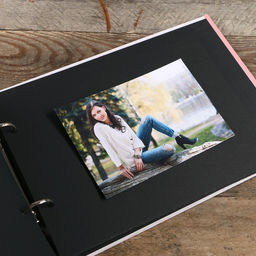 Фотоальбом на кольцах 25 листов Beautiful moment сердце, с уголками, 27?19 см