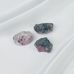 Галтовка из необработанного Рубина