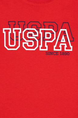 Детская красная футболка с круглым вырезом Неожиданная скидка в корзине - U.s. polo assn фото 12