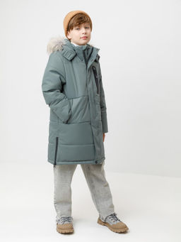 ВК 36110/2 ГР пальто для мал - Crockid фото 4