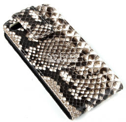 Чехол раскладной для iPhone 5 из кожи питона