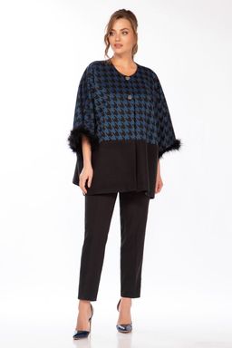 Жакет Belinga 5146 черный+синий фото 3