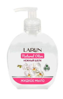 LARUN жидк.крем-мыло 300мл Natural care Нежный шелк