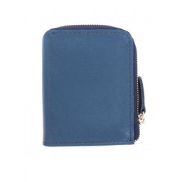 Портмоне мужское Croco-ПР-931 натуральная кожа 1 отд, 4 карм, синий бергамо (47) 265140  фото 2