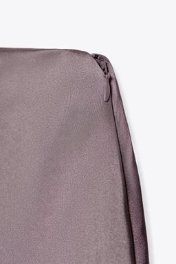 SATIN TOP WITH LACE TRIM - Zara фото 7