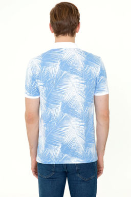 U. S. Polo Assn Мужская темно-синяя футболка с воротником-поло - U.s. polo assn фото 10