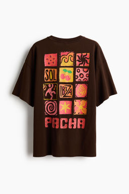 Camiseta oversize con motivo estampado - H&m фото 4