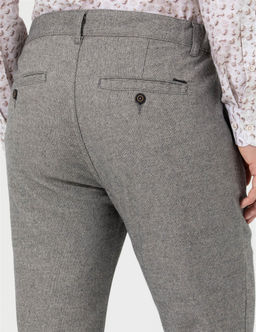 Gri Slim Fit Kanvas Pantolon - Pierre cardin фото 7