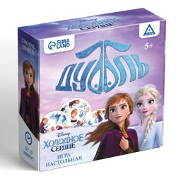 Карточная игра на скорость и реакцию «Дуббль», 55 карт, 5+, Холодное сердце