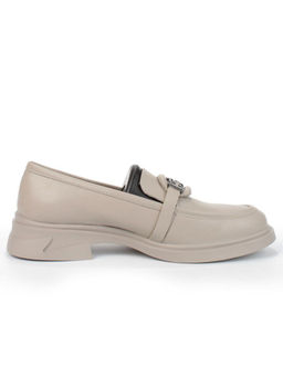 01-PDS133-2 GRAY BEIGE Ботинки демисезонные женские (натуральная кожа)