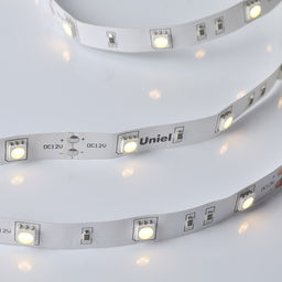 ULS-M22-5050-30LED/m-10mm-IP20-DC12V-7,2W/m-5M-3000K PROFI Гибкая светодиодная лента на самоклеящейся основе. Катушка 5м. в герметичной упаковке. Теплый белый свет(3000К). ТМ Uniel.