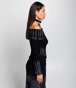 Джемпер #КТ1139, чёрный - Dommod фото 2