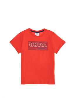 U. S. Polo Assn Детская красная футболка с круглым вырезом - U.s. polo assn фото 4