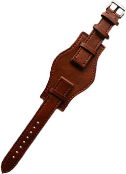 Ремешок для часов натуральная кожа O01Xl-18brown