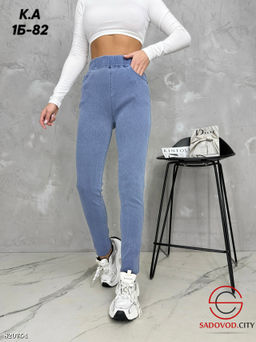 Джеггинсы женские на резинке