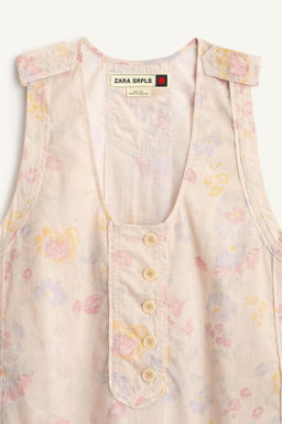 SLVLSS FLWRS SHRT / Crudo - Zara фото 6