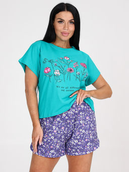 231 ПИЖАМА ЖЕНСКАЯ (шорты) - А-дина фото 3