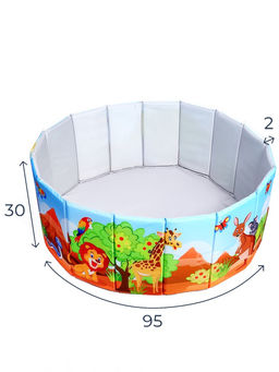 Сухой бассейн «Сафари», складной, без шариков