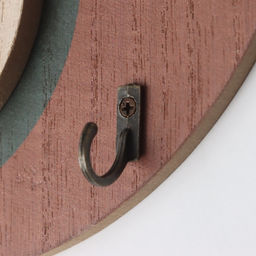 Настенные крючки декоративные Абстракция. Половина круга и круг, дерево, 1.5?19?23.5 см