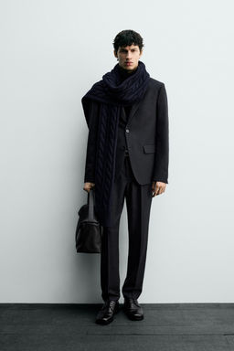 PINSTRIPE SUIT BLAZER