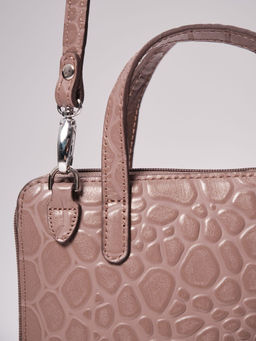 Сумка кожаная Azaro 30850 фиолетовый шопот