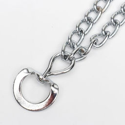 Ошейник - полуудавка строгий с защитными колпачками, 2,5 мм х 45 см - Пижон фото 4