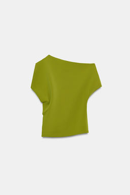 TOP ASIM?TRICO / Verde - Zara фото 7