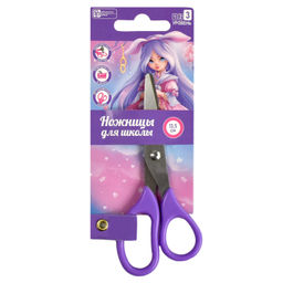 Ножницы для детей Феникс+, арт.66045/ 24 АЛИСА (сиреневый, 13,5х5,6 см, длина лезвия: 5 см, нержавею