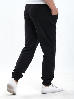 Брюки для мальчика на резинке черные 22-7612 черный