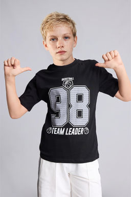 Bask_l_ Overshirt Ti__rt Erkek _ocuk - Defacto фото 3