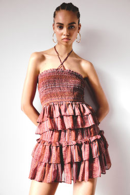 Minifalda pantal?n de gasa con volantes - H&m фото 5