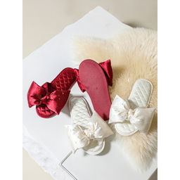 Тапочки Блеск красные H400/2 - Halluci фото 5