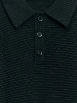 Джемпер поло текстурной вязки / Zarina