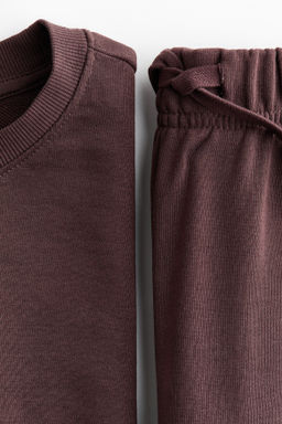 Conjunto de 2 piezas en tejido sudadera de algod?n - H&m фото 4
