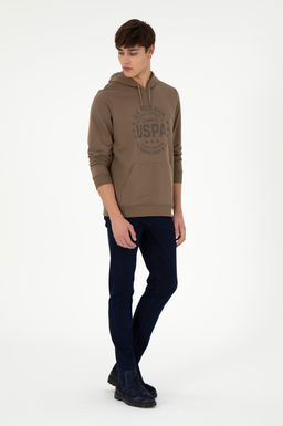 Мужской свитшот цвета хаки Неожиданная скидка в корзине - U.s. polo assn фото 4