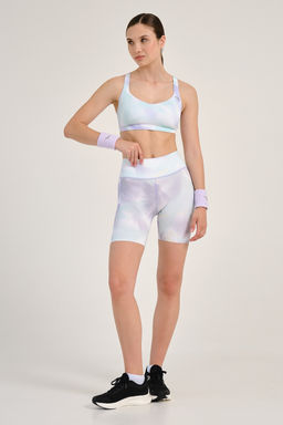 Шорты компрессионные Фиолетовый (Принт)