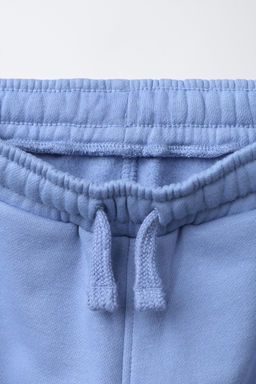 PANTAL?N FELPA JOGGING ETIQUETA / Azul claro - Zara фото 3