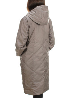 22098 DK.BEIGE Куртка демисезонная двухсторонняя женская (80 гр. синтепон) - Fashion фото 4