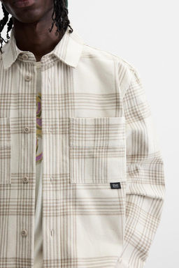 CHECKED FLANNEL SHIRT - Zara фото 13
