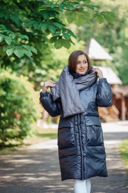 Куртка женская зимняя 22600 (черный/какао) - Kankan фото 16