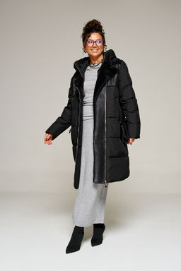 Пальто Beautiful Free 8011 черный