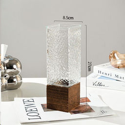 Ваза для цветов 27 см с основанием / WRD-177 /уп 20/ без и/уп