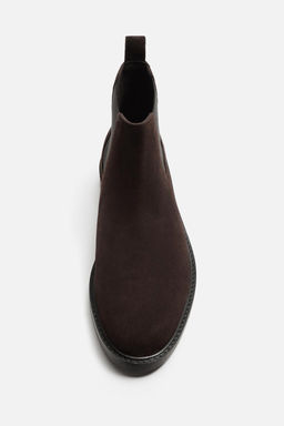 LEATHER CHELSEA BOOTS - Zara фото 7