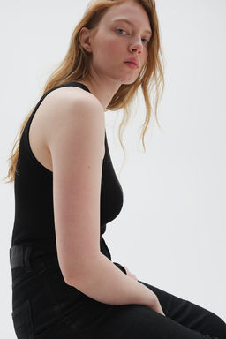 Curvy Fit Wide Ultra High Jeans - H&m фото 8