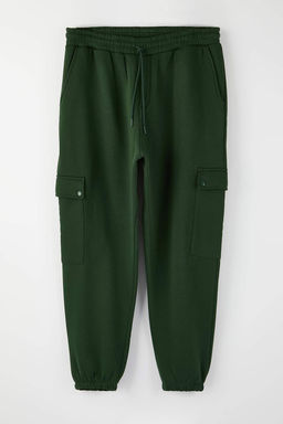 Buyuk Beden Siyah Oversize/Genis Kesim Kargo Cepli Kal?n Lastik Paca Esofman Alt? TMNAW25AJ00002 - Trendyolmilla фото 7