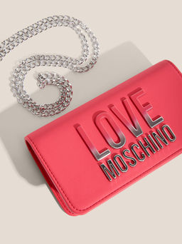Клатч LOVE MOSCHINO PRISM SLG Артикул 4463848, фуксия  фото 2